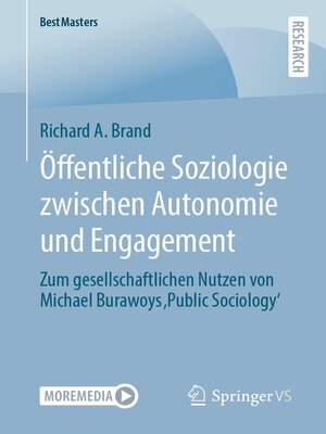 cover image of Öffentliche Soziologie zwischen Autonomie und Engagement